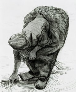 Paysanne glanant, 1885 - Vincent van Gogh
